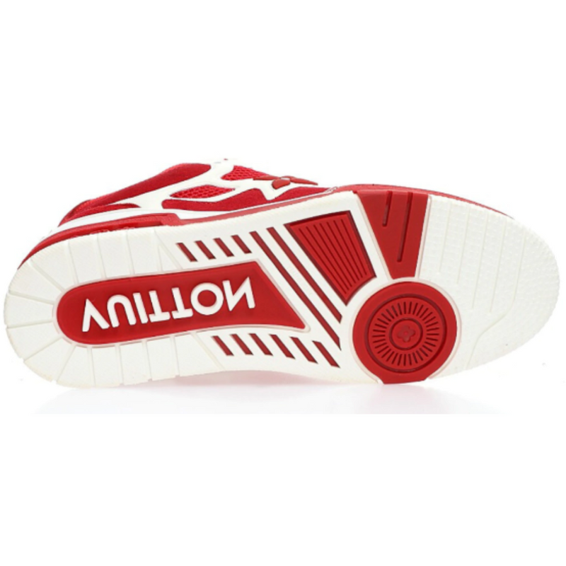 Tênis Louis Vuitton LV Skate Sneaker Red White
