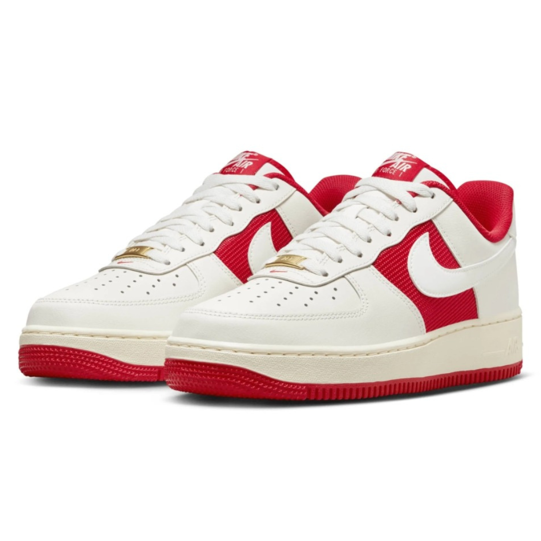 Tênis Nike Air Force 1 Low Athletic Department White Red