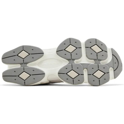 Tênis New Balance 9060 Pink Granite Silver Metallic Silver Cinza