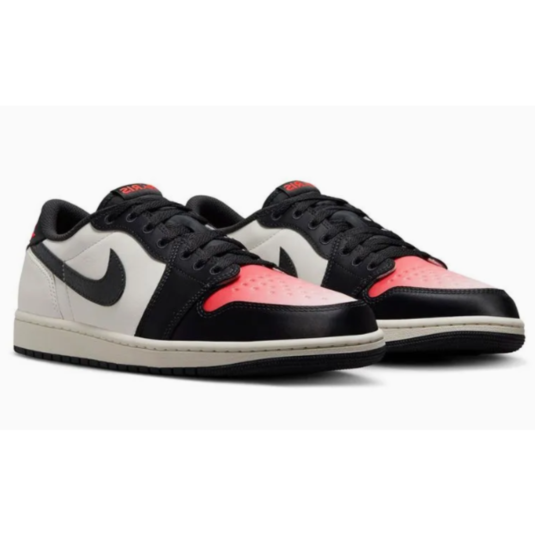 Tênis Air Jordan 1 Low Og X Paris Saint-Germain Sail Off Noir