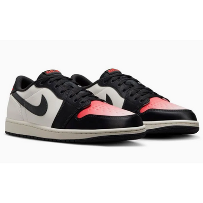 Tênis Air Jordan 1 Low Og X Paris Saint-Germain Sail Off Noir