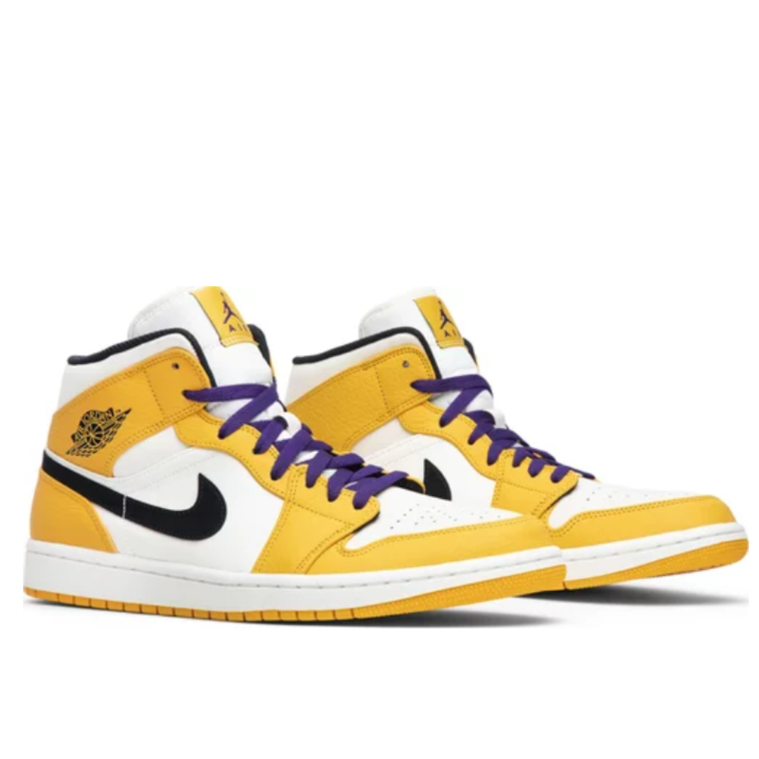 Tênis Air Jordan 1 Mid 'Lakers'