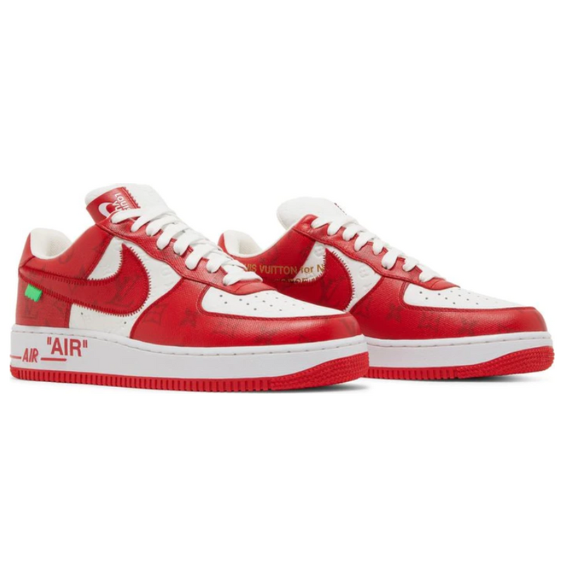 Tênis Louis Vuitton x Air Force 1 Low 'White Comet Red'
