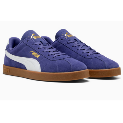 Zapatillas Puma Club II Azul + Marrón