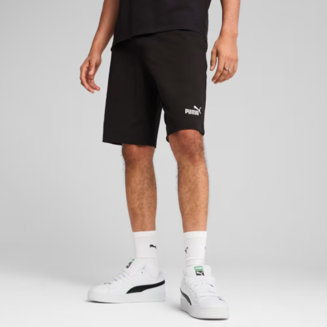 Shorts Puma Essentials No. 1 Logo Jersey 10 Masculino - Preto