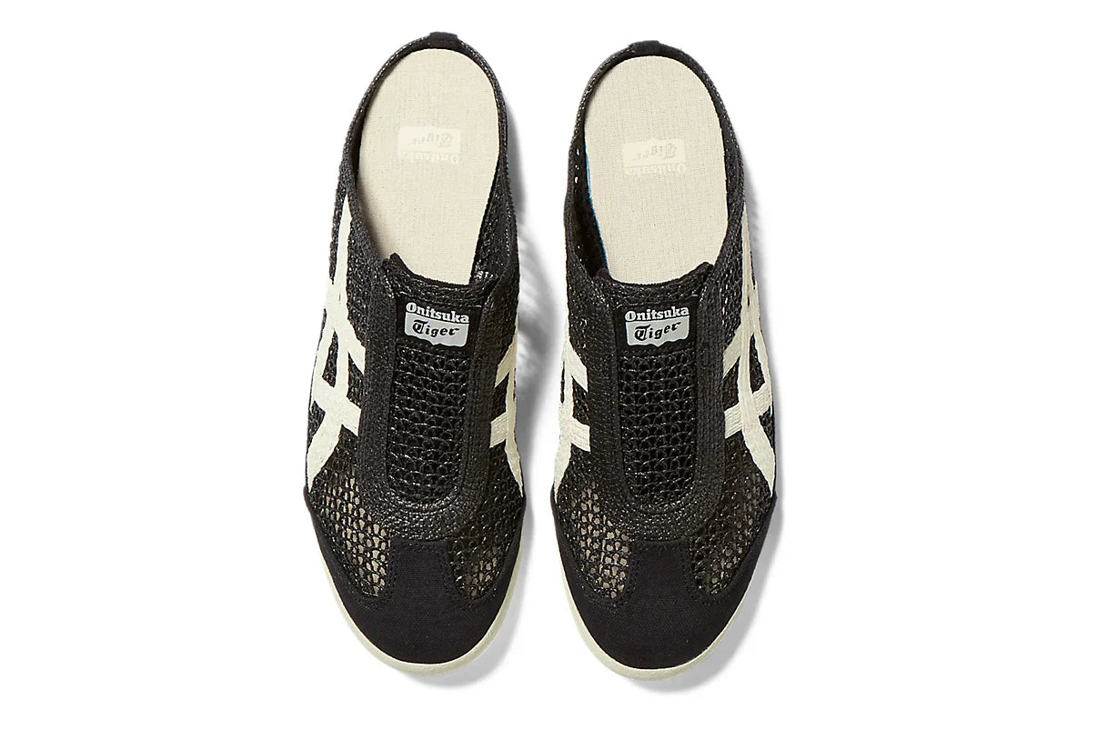 Onitsuka Tiger Mexico 66 Sabot Black Cream Preto