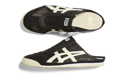 Onitsuka Tiger Mexico 66 Sabot Black Cream Preto