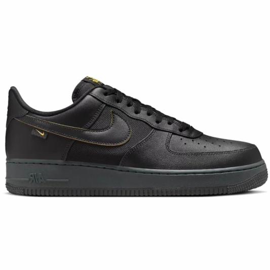 Nike Air Force 1 Negro Dorado Universitario 