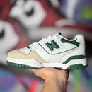 Zapatillas New Balance 550 Verde Blanco (Listas para entrega)