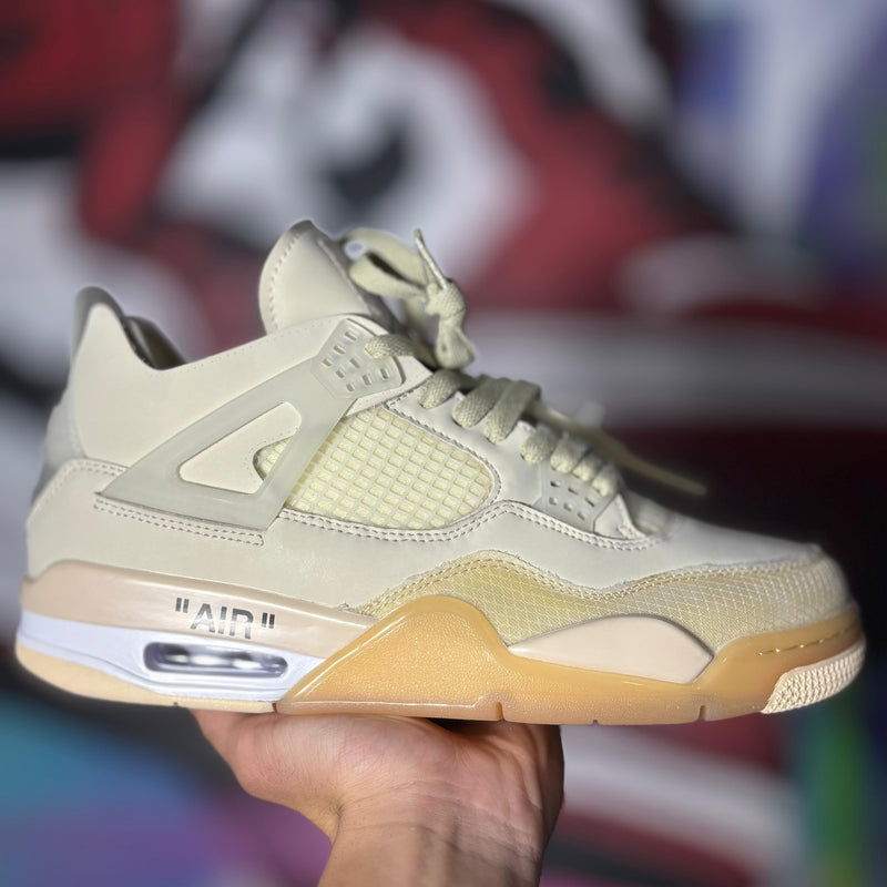 Tênis Air Jordan 4 Retro Off White Sail (Pronta Entrega)