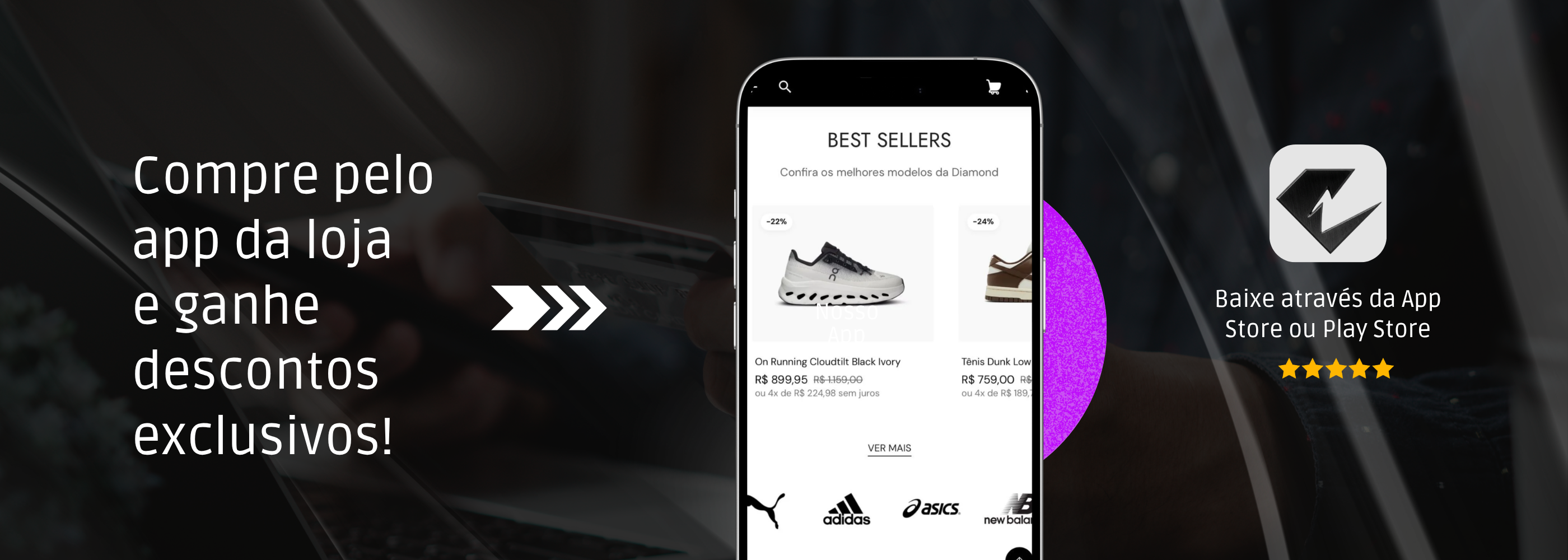 Zapatillas de deporte de diamantes – Diamond Sneakers BR