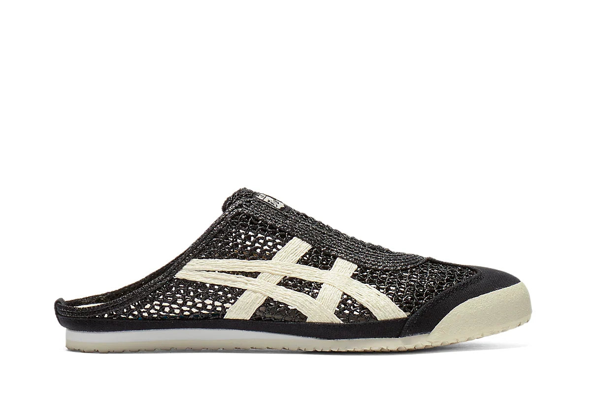 Onitsuka Tiger Mexico 66 Sabot Black Cream Preto