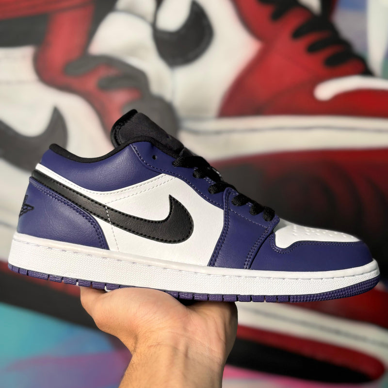 Tênis Air Jordan 1 Low Court Purple White (Pronta Entrega)