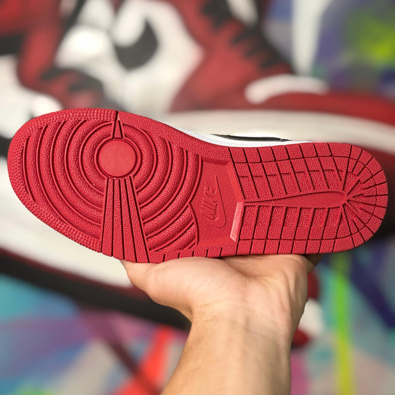 Tênis Air Jordan 1 Low Bred Toe (Pronta Entrega)