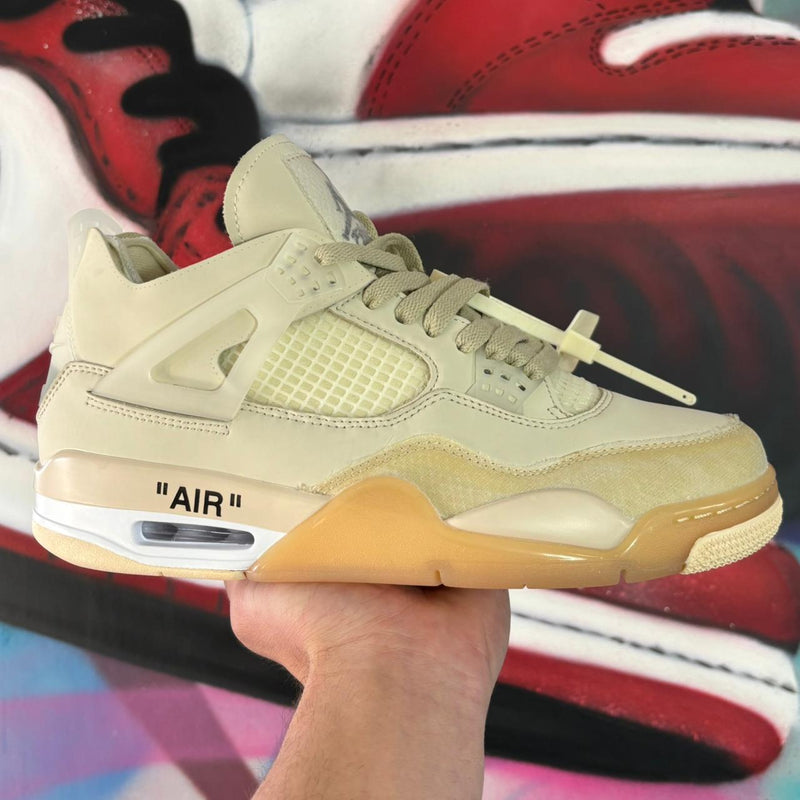 Off-White x Air Jordan 4 Sail (Pronta Entrega)