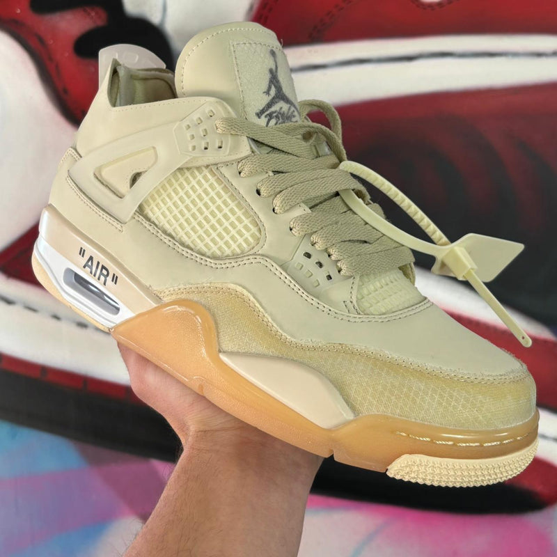Off-White x Air Jordan 4 Sail (Pronta Entrega)