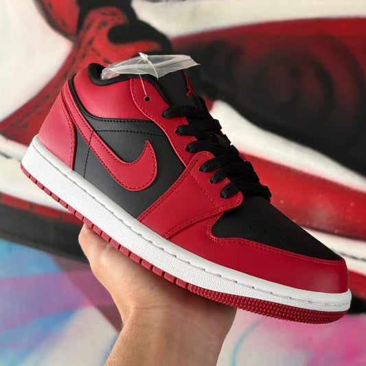 Air Jordan 1 Low "Dark Beetroot Black" (Listo para entrega) 