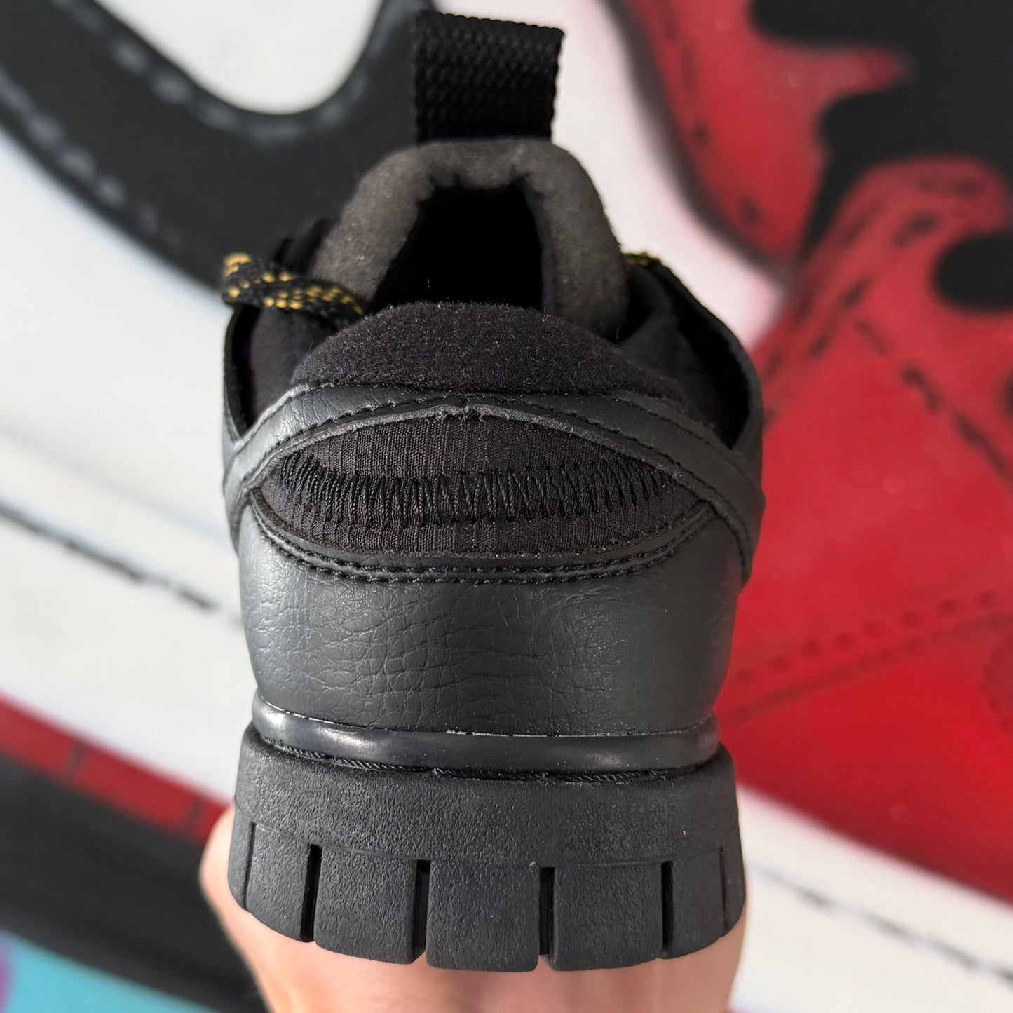 Tênis Nike Air Dunk Low Jumbo Black Gold (Pronta Entrega)