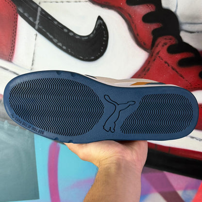 Tênis Puma Park Lifestyle BDP Branco Laranja e Azul (Pronta Entrega)