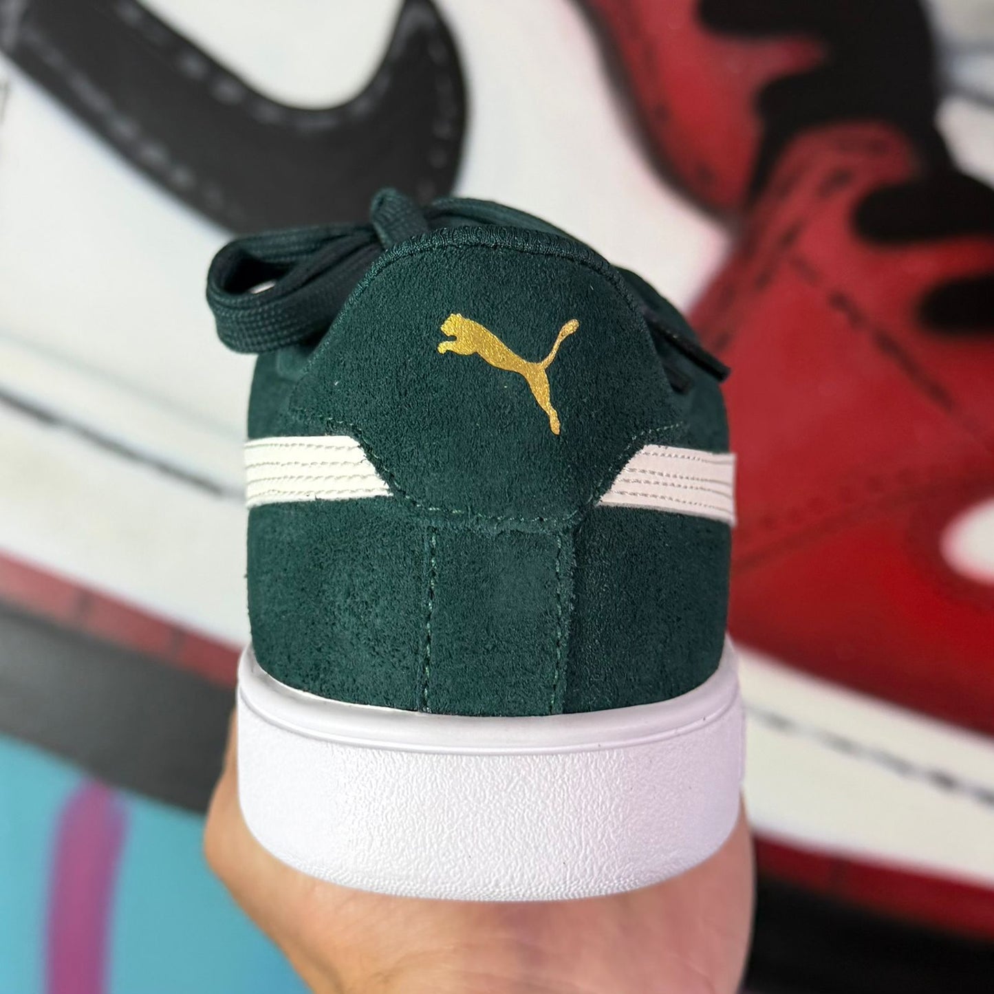 Tênis Puma Smash V2 BDP II Verde (Pronta Entrega)