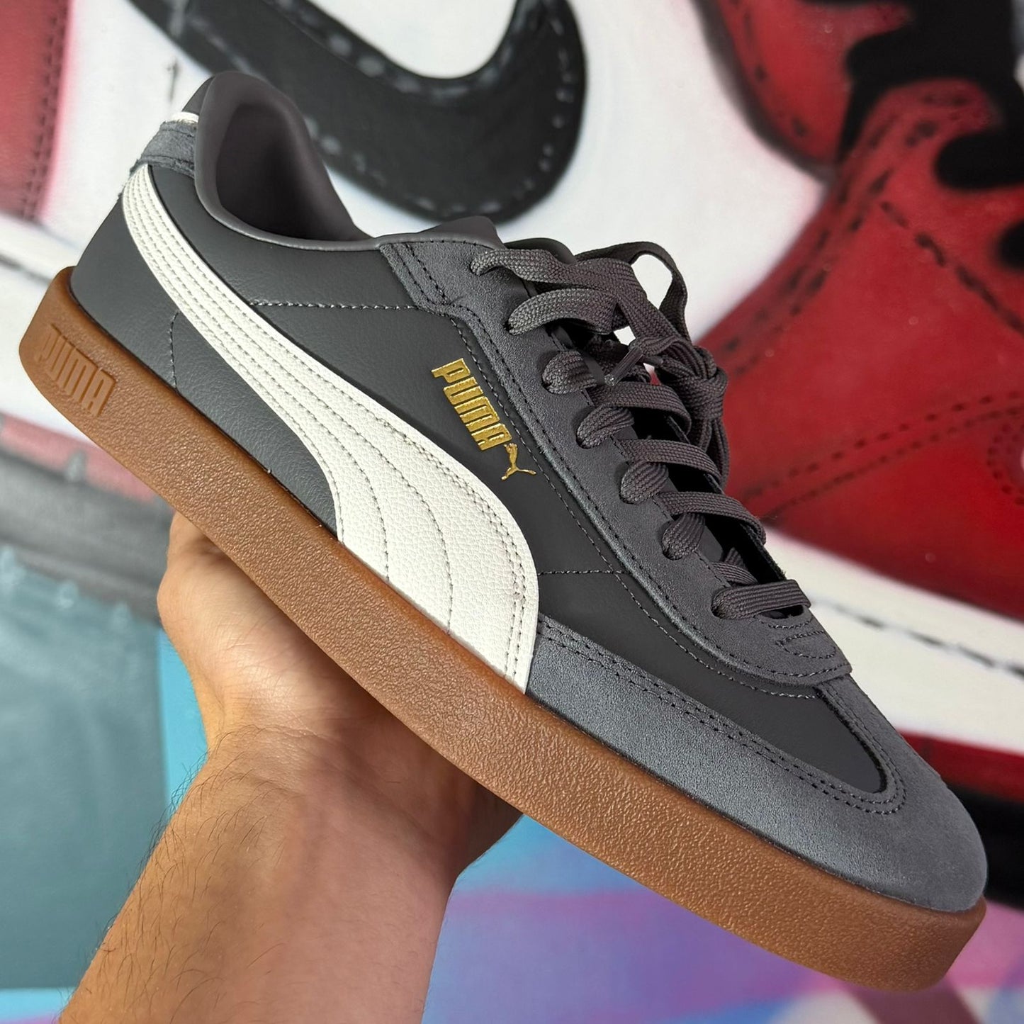 Tênis Puma Club II - Cinza (Pronta Entrega)