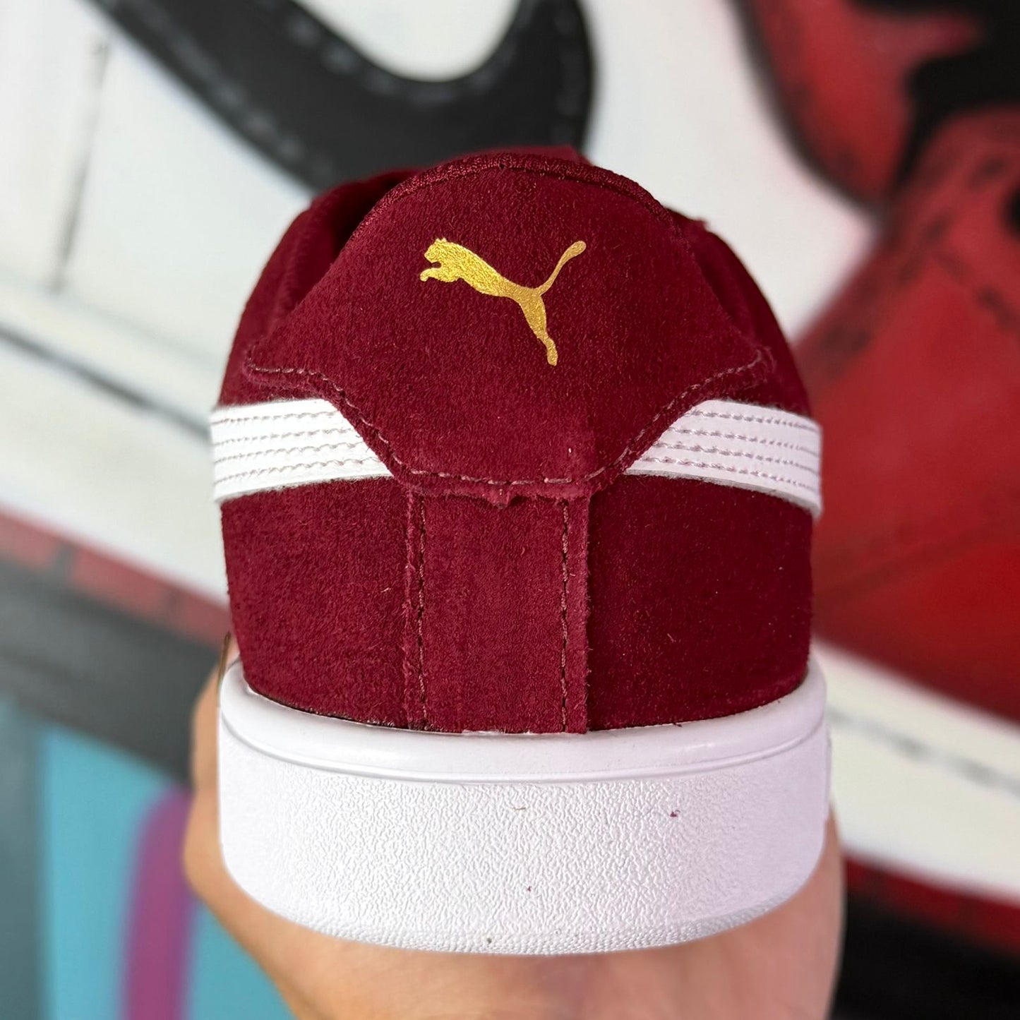 Tênis Puma Smash V2 BDP II Vermelho (Pronta Entrega)