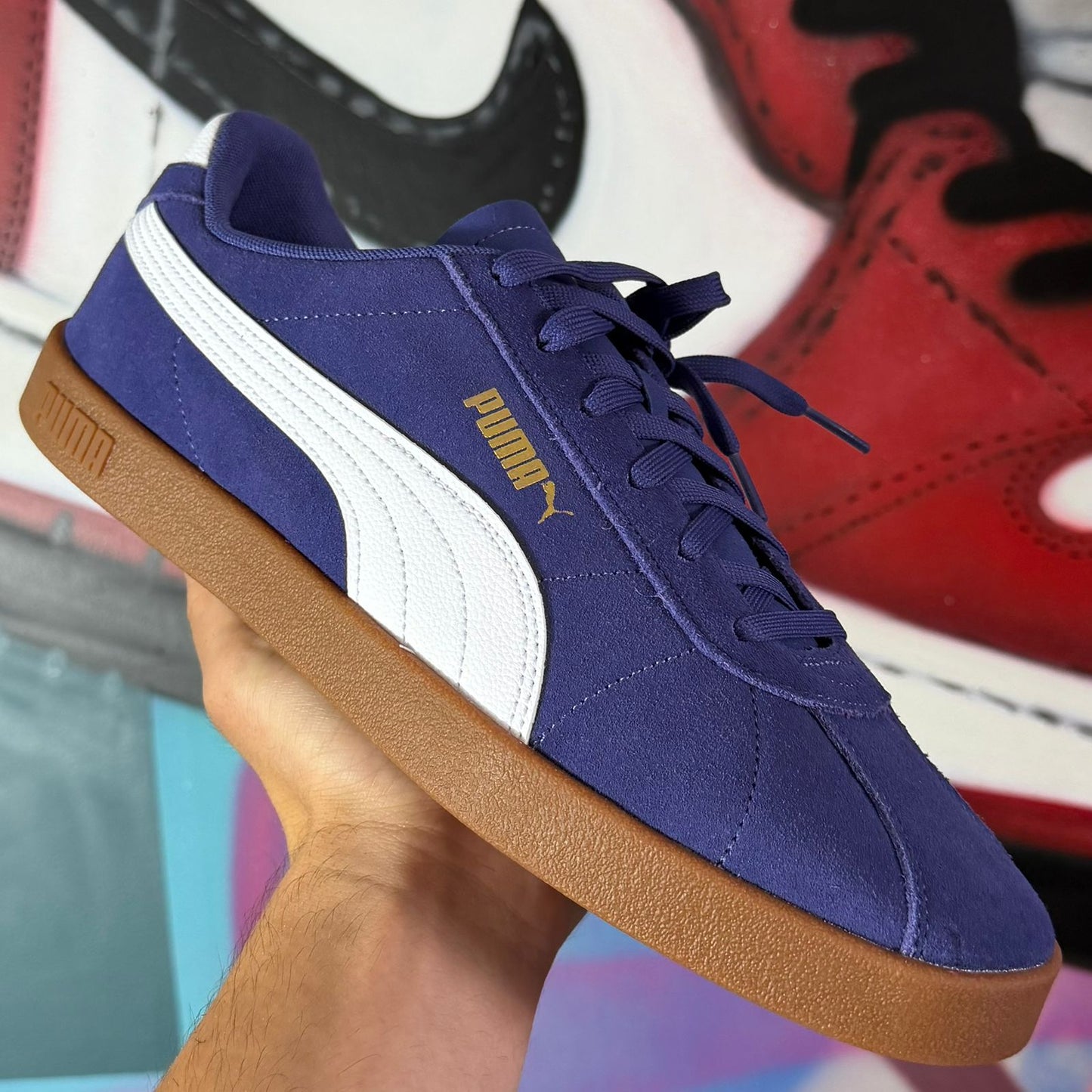 Tênis Puma Club II Azul (Pronta Entrega)