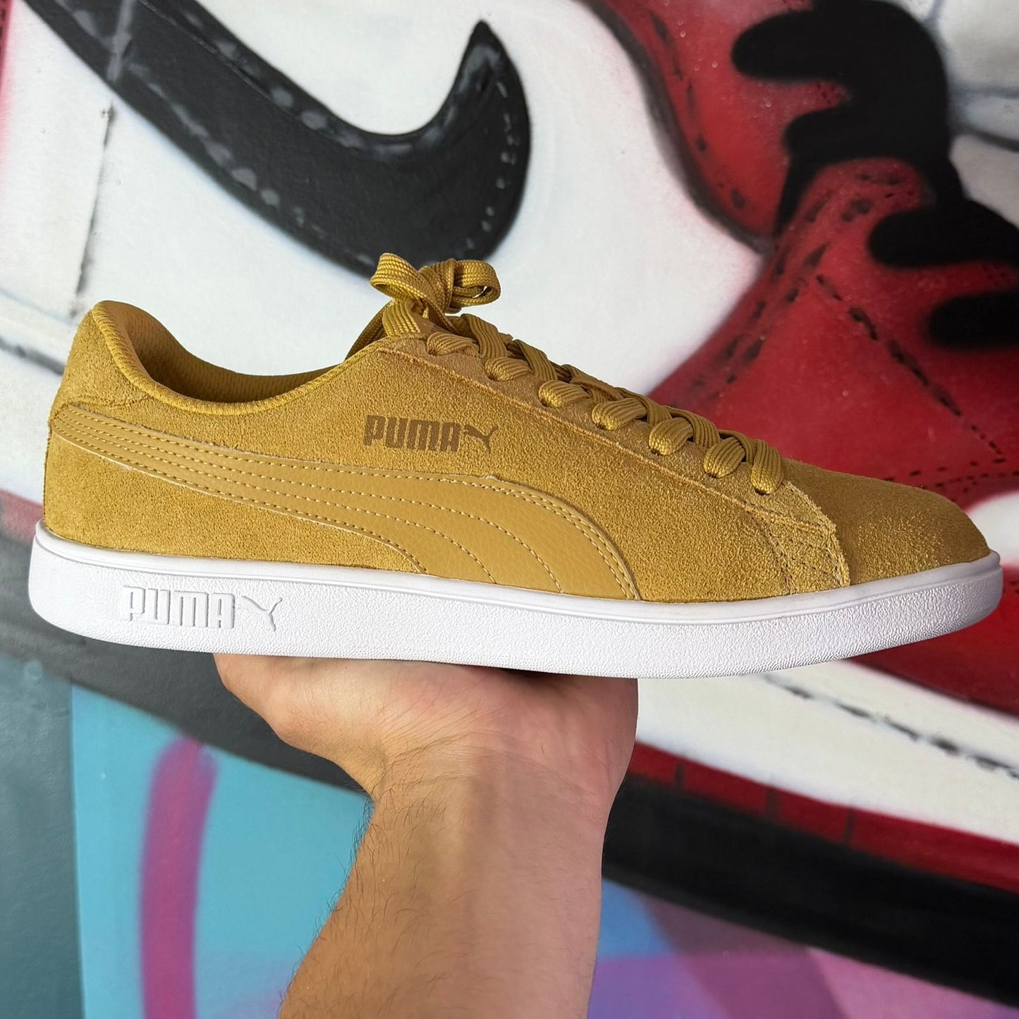 Tênis Puma Smash V2 BDP Honey Mustard (Pronta Entrega)
