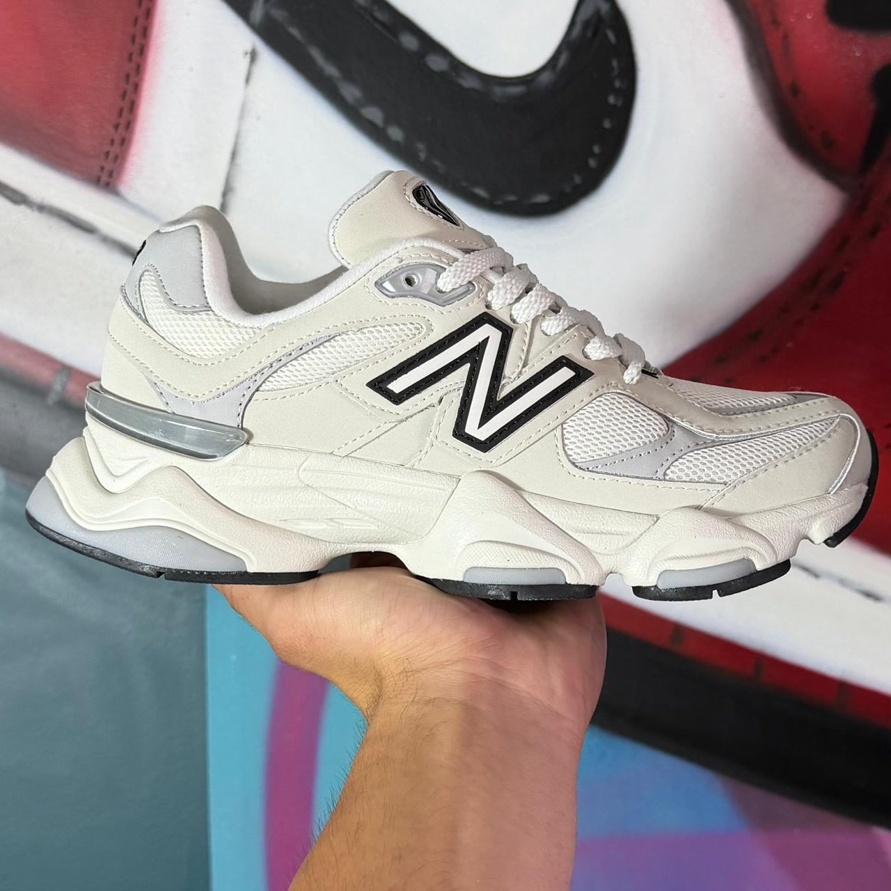 Tênis New Balance 9060 Sea Salt Raincloud White (Pronta Entrega)