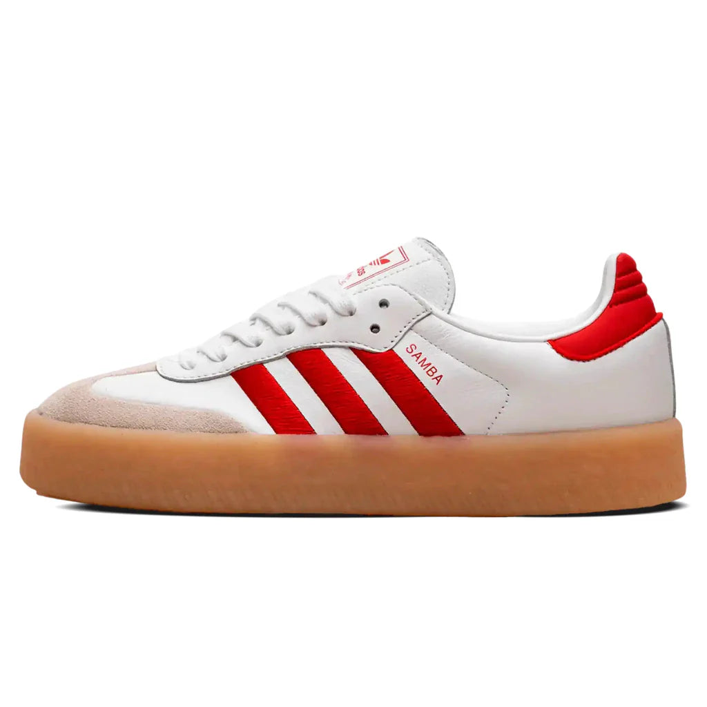 Adidas Sambae Blanco Mejor Escarlata Goma 