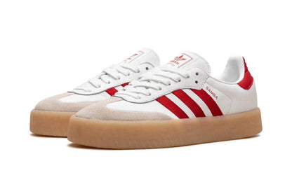 Adidas Sambae Blanco Mejor Escarlata Goma 