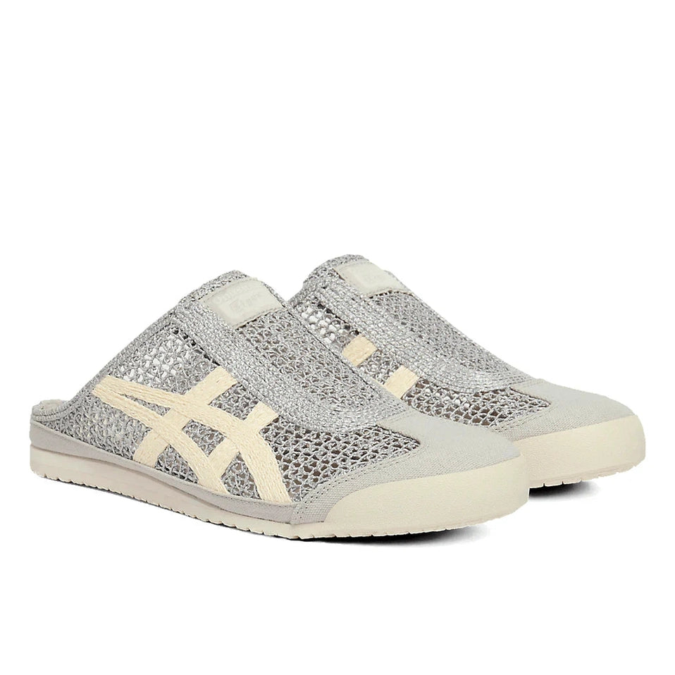 Onitsuka Tiger Mexico 66 Sabot Pure Silver Cream Cinza