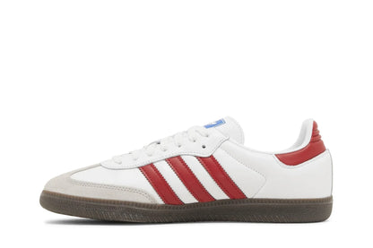 Adidas Samba OG White Scarlet Branco
