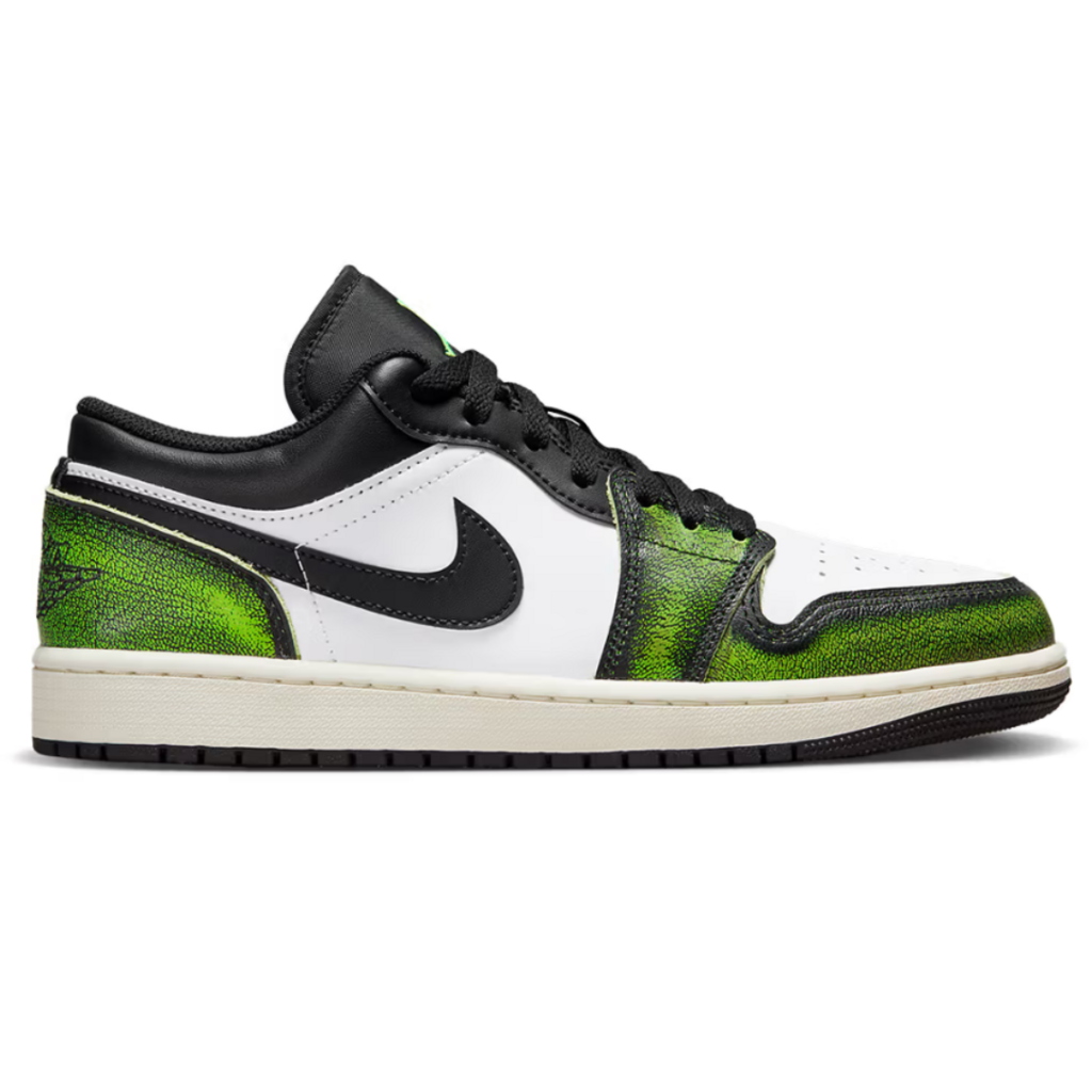 Tênis Air Jordan 1 Low SE Wear-Away - Electric Green