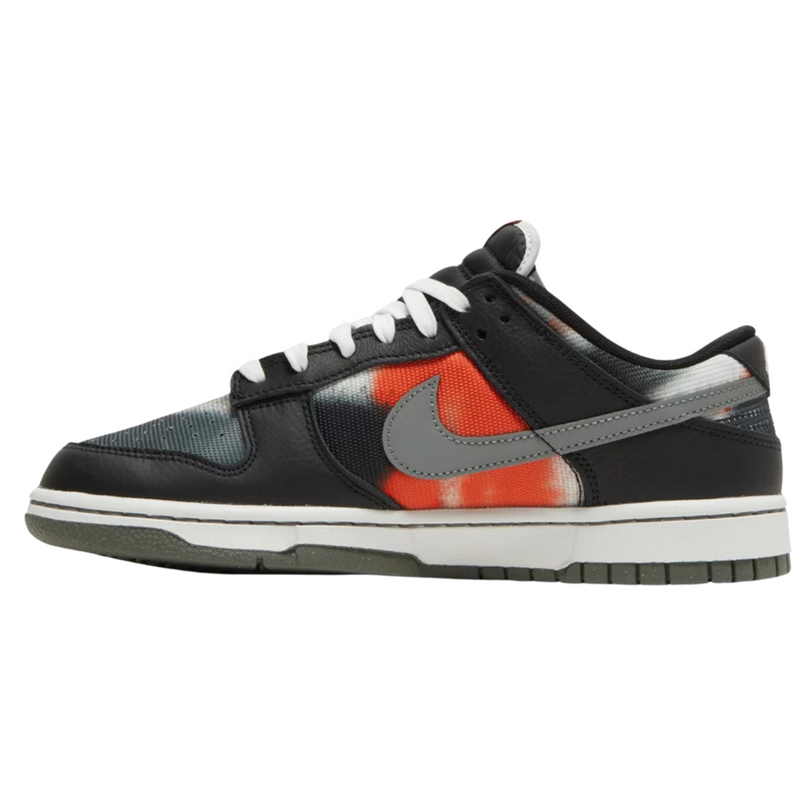 Tênis Dunk Low "Graffiti Black Red"