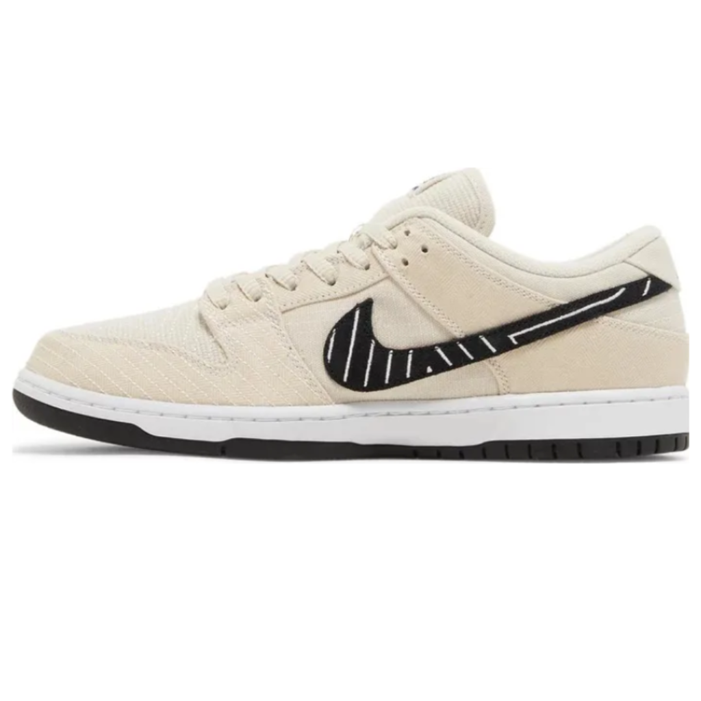 Zapatillas Nike Albino y Negro x Dunk Low SB Jiu-Jitsu