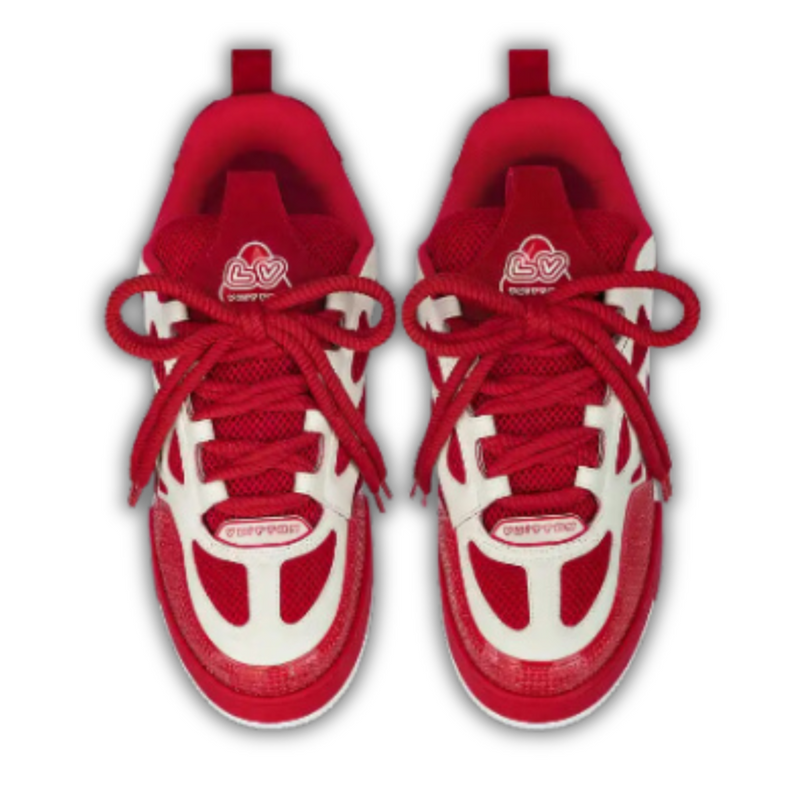 Tênis Louis Vuitton LV Skate Sneaker Red White
