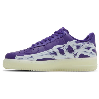 Tênis Air Force 1 Low Purple Skeleton