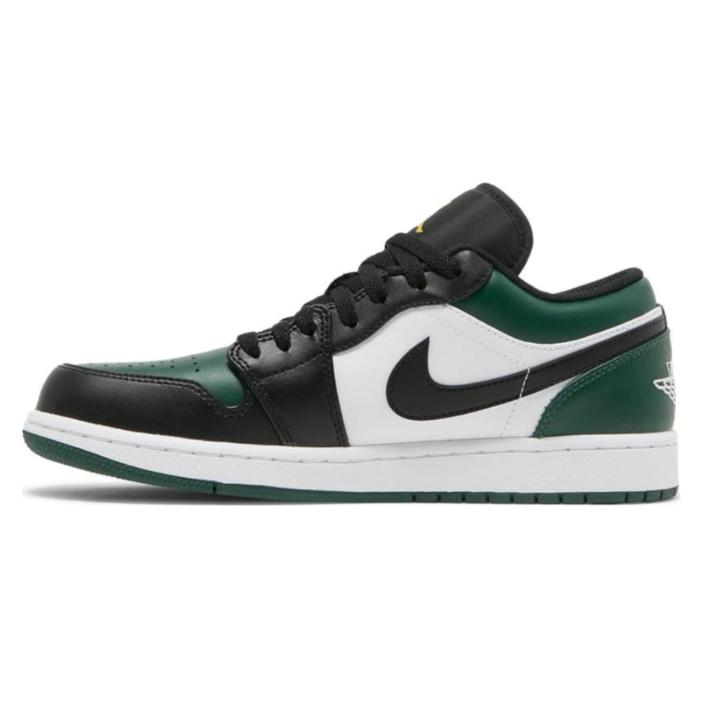 Air Jordan 1 Low con puntera verde