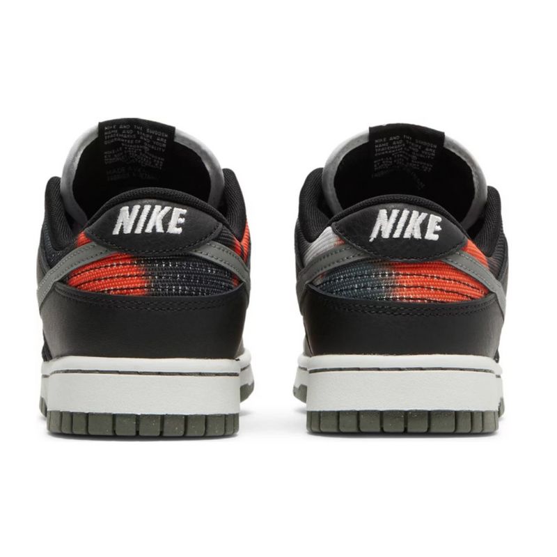 Tênis Dunk Low "Graffiti Black Red"