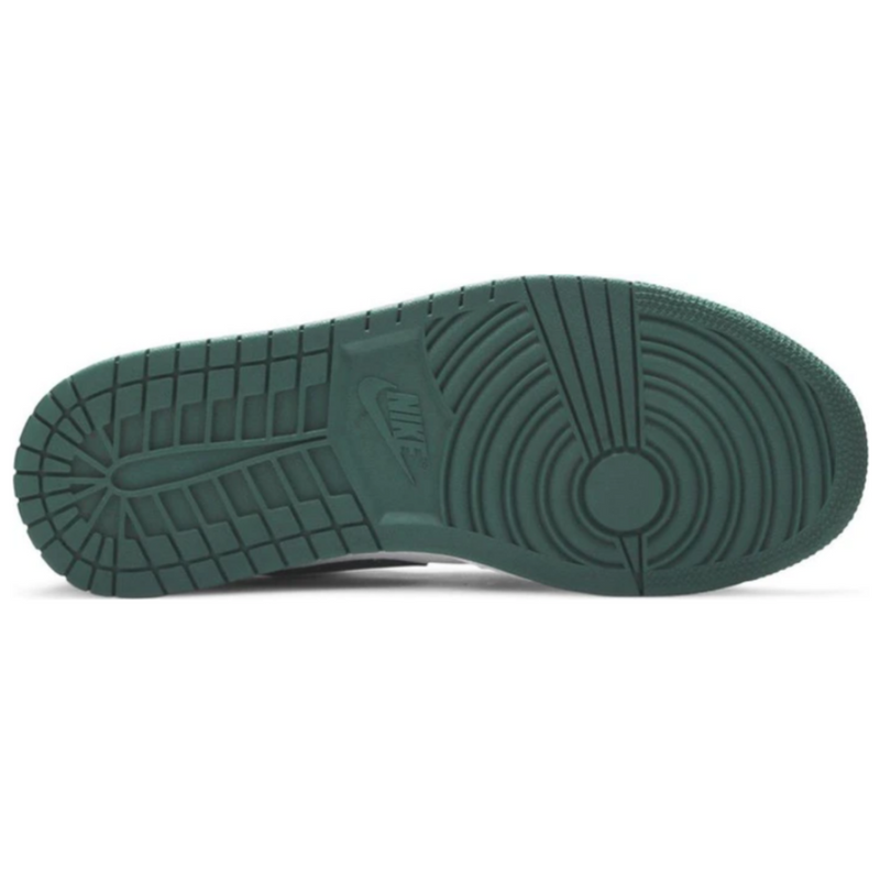 Tênis Nike Air jordan 1 Low White Black Mystic Green