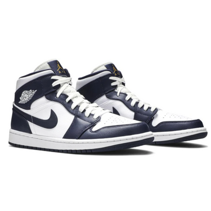 Tênis Air Jordan 1 Mid Obsidian